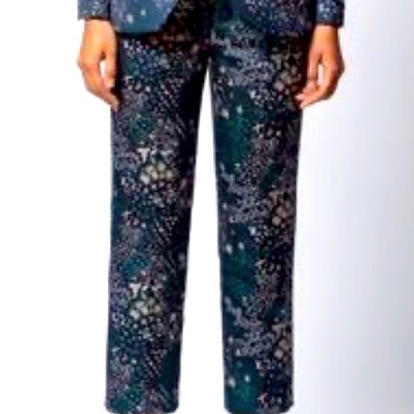 Zadig & Voltaire 36 Posh Jac Glam Trousers Printed Multilogo - Picture 2 of 4
